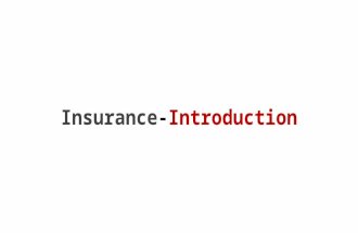 Insurance basics