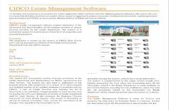 CIDCO Estate Management Software new