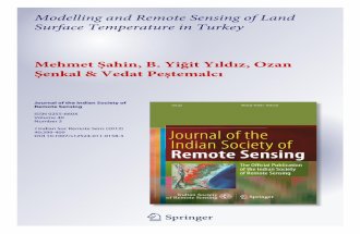 Modelling and remote sensing of land surface