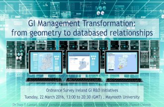 GI Management Transformation: from geometry to databased relationships