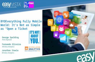 BYOEverything Fully Mobile World: It’s Not as Simple as “Open a Ticket