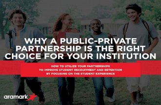 Why a Public-Private Partnership is the Right Choice for Your Institution