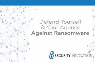 Get Smart about Ransomware: Protect Yourself and Organization