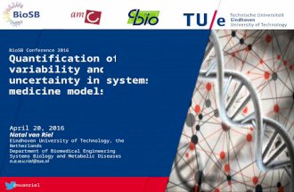 Quantification of variability and uncertainty in systems medicine models