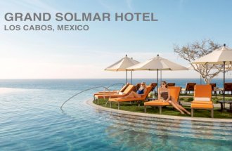 Grand Solmar Hotel, Los Cabos. Mexico