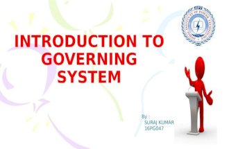 INTRODUCTION TO GOVERNING