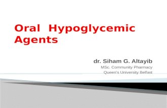 Oral hypoglycemic agents