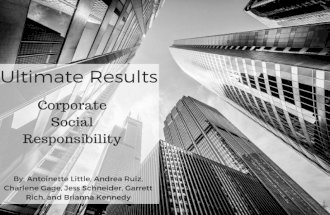 PR Campaign: Corporate Social Responsibility