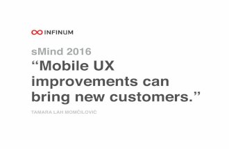 Tamara Lah Momčilović: Mobile UX improvements can bring new customers