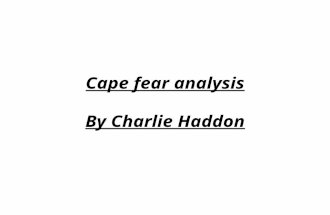 Charlies cape fear analysis
