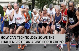 How can technology solve the challenges of an aging population