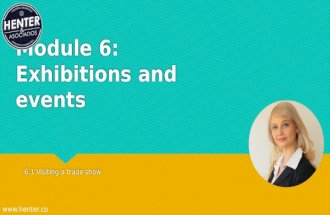 Module 6 exhibitions and events