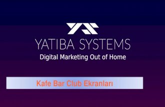 Yatiba Kafe - Bar - Club Ekranları
