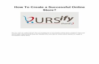 How to Create a Successful Online Store?