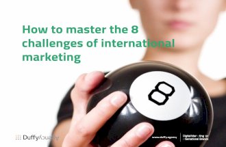 How to master the 8 challenges of international marketing