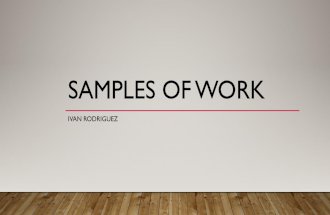Samples of Work