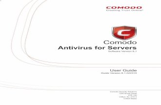 Comodo antivirus for servers - User Guide