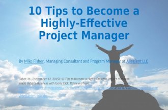10 Traits of Highly Effective Project Managers