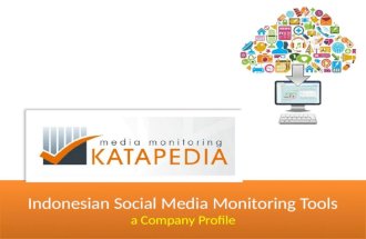KATAPEDIA, Indonesia Social Media Monitoring tool
