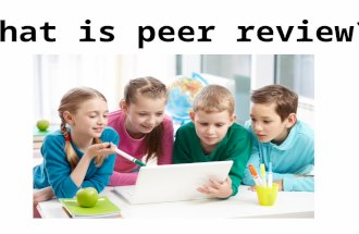 What Is Peer Review?