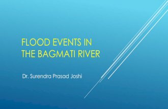Flood event photos of the Bagmati River, Kathmandu.