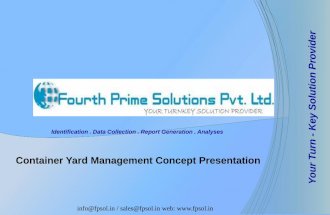 Container Yard Managment