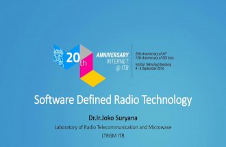Software defined radio technology : ITB research activities