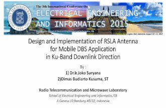 Design and Implementation of RSLA Antenna for Mobile DBS Application in Ku-Band