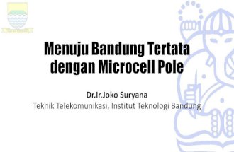 Presentasi Microcell Pole Pemkot Bandung 2016