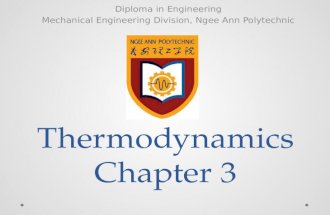 Thermodynamics chapter 3