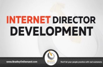 (Automotive) Internet / BDC Director Development Training