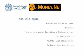 Análisis Apple - Money.net