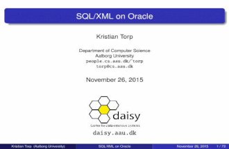 SQL/XML on Oracle