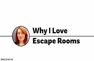 Why I love escape rooms