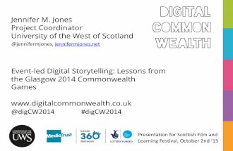 #ScotFLF15 Event-Led Digital Participation: Lessons from the Glasgow 2014 Games