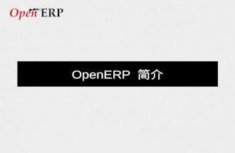 Open erp简介