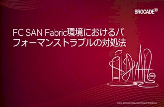 FC SAN Fabric環境におけるパフォーマンストラブルの対処法