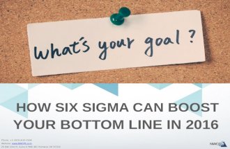 How six sigma can boost your bottom line in 2016