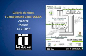 Zonal 1 judex ajedrez 2016