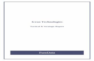 Icron Technologies tactical strategic report