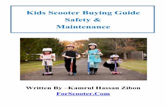 Kids scooter buying guide safety & maintenance