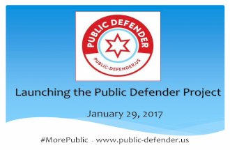 Intorudction to the Public Defender Project
