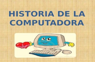 Historia de la computadora