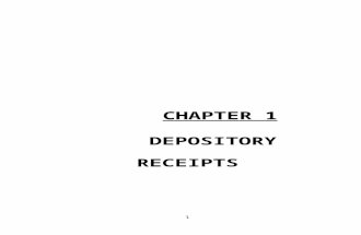 depository recepit