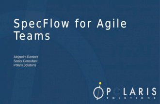 SpecFlow for Agile Teams