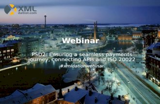 Webinar materials | PSD2: Ensuring a seamless payments journey - connecting APIs and ISO 20022