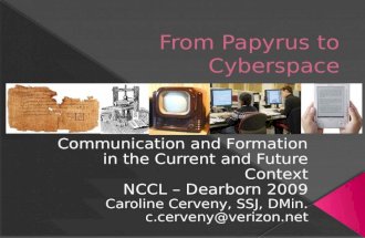 From Papyrus to Cyberspace