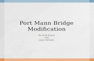 Written port mann bridge modification