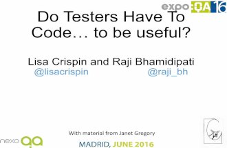 Do testers have to code... to be useful?