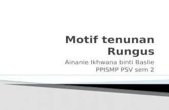 Motif tenunan Rungus Sabah